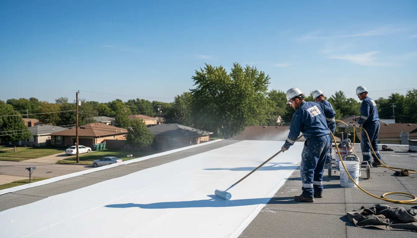 Commercial roof coating in Clawson, UT near me